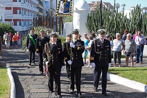 Fahnensegnung der Marinekameradschaft Vizeadmiral Erzherzog Ferdinand Max – CSLI auf Teneriffa